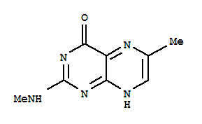 4(1H)-pteridinone,6-methyl-2-(methylamino)-(9ci) Structure,64882-33-3Structure