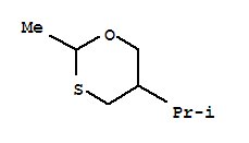 1,3-Oxathiane,2-methyl-5-(1-methylethyl)-(9ci) Structure,64931-59-5Structure