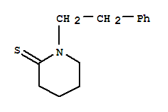 2-Piperidinethione, 1-(2-phenylethyl)- Structure,65486-37-5Structure