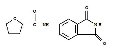 2-Furancarboxamide,n-(2,3-dihydro-1,3-dioxo-1h-isoindol-5-yl)tetrahydro- Structure,709013-05-8Structure