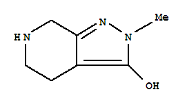 2H-pyrazolo[3,4-c]pyridin-3-ol, 4,5,6,7-tetrahydro-2-methyl- Structure,71233-21-1Structure