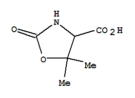 4-Oxazolidinecarboxylicacid,5,5-dimethyl-2-oxo-(9ci) Structure,71264-44-3Structure