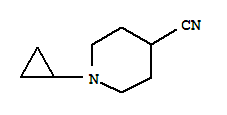 4-Piperidinecarbonitrile,1-cyclopropyl-(9ci) Structure,713147-47-8Structure