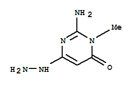 4(3H)-pyrimidinone, 2-amino-6-hydrazino-3-methyl-(9ci) Structure,719298-79-0Structure