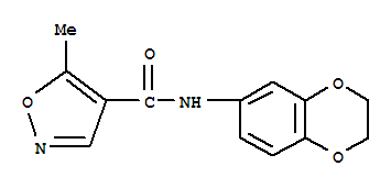 4-Isoxazolecarboxamide,n-(2,3-dihydro-1,4-benzodioxin-6-yl)-5-methyl-(9ci) Structure,720702-80-7Structure