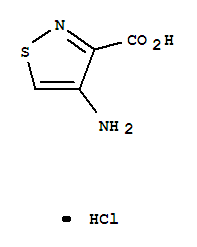 4-Amino-3-isothiazolecarboxylic acid hydrochloride Structure,72632-94-1Structure