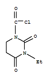 1(2H)-pyrimidinecarbonyl chloride, 3-ethyltetrahydro-2,4-dioxo-(9ci) Structure,72820-56-5Structure