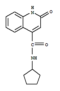 4-Quinolinecarboxamide,n-cyclopentyl-1,2-dihydro-2-oxo-(9ci) Structure,731821-68-4Structure