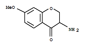 4H-1-benzopyran-4-one,3-amino-2,3-dihydro-7-methoxy-(9ci) Structure,732924-51-5Structure