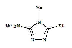 4H-1,2,4-triazol-3-amine,5-ethyl-n,n,4-trimethyl-(9ci) Structure,733698-87-8Structure