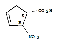 3-Cyclopentene-1-carboxylicacid,2-nitro-,(1s,2r)-(9ci) Structure,733748-93-1Structure