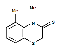 2H-1,4-benzothiazine-3(4h)-thione, 4,5-dimethyl- Structure,73500-68-2Structure