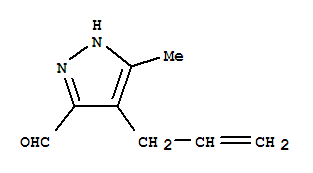 1H-pyrazole-3-carboxaldehyde, 5-methyl-4-(2-propenyl)-(9ci) Structure,737805-63-9Structure