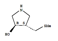 3-Pyrrolidinol,4-[(methylthio)methyl]-,(3r,4s)-(9ci) Structure,740082-19-3Structure