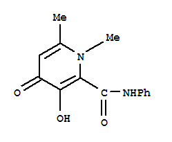 2-Pyridinecarboxamide,1,4-dihydro-3-hydroxy-1,6-dimethyl-4-oxo-n-phenyl- Structure,740790-62-9Structure