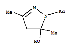 1H-pyrazol-5-ol, 1-acetyl-4,5-dihydro-3,5-dimethyl-(9ci) Structure,74102-37-7Structure