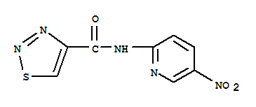 1,2,3-Thiadiazole-4-carboxamide,n-(5-nitro-2-pyridinyl)-(9ci) Structure,742097-75-2Structure