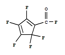 1,3-Cyclopentadiene-1-carbonyl fluoride, 2,3,4,5,5-pentafluoro-(9ci) Structure,74415-71-7Structure