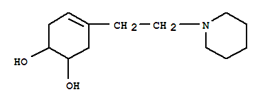 4-Cyclohexene-1,2-diol, 4-[2-(1-piperidinyl)ethyl]-(9ci) Structure,745731-15-1Structure