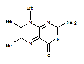 4(8H)-pteridinone,2-amino-8-ethyl-6,7-dimethyl-(9ci) Structure,746556-62-7Structure