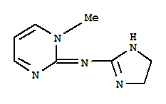 1H-imidazol-2-amine, 4,5-dihydro-n-(1-methyl-2(1h)-pyrimidinylidene)- Structure,749799-06-2Structure