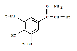 1-Butanone, 2-amino-1-[3,5-bis(1,1-dimethylethyl)-4-hydroxyphenyl]- Structure,750525-29-2Structure