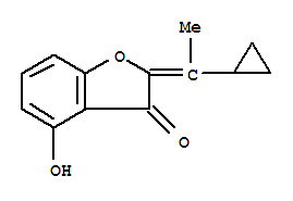 3(2H)-benzofuranone, 2-(1-cyclopropylethylidene)-4-hydroxy-(9ci) Structure,753013-39-7Structure