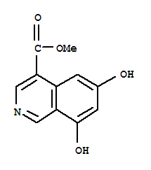 4-Isoquinolinecarboxylic acid, 6,8-dihydroxy-, methyl ester (9ci) Structure,754215-76-4Structure