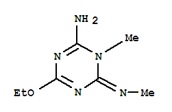 1,3,5-Triazin-2-amine,4-ethoxy-1,6-dihydro-6-imino-n,1-dimethyl-(9ci) Structure,754946-80-0Structure