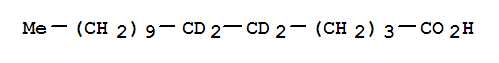 Hexadecanoic-5,5,6,6-d4 acid Structure,75736-47-9Structure