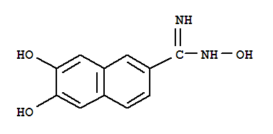 2-Naphthalenecarboximidamide,n,6,7-trihydroxy- Structure,757902-26-4Structure