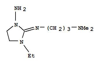 1,3-Propanediamine,n-(1-amino-3-ethyl-2-imidazolidinylidene)-n,n-dimethyl-(9ci) Structure,759444-28-5Structure