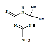 1,3,5-Triazine-2(1h)-thione,6-amino-3,4-dihydro-4,4-dimethyl-(9ci) Structure,75956-86-4Structure