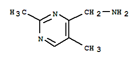 4-Pyrimidinemethanamine, 2,5-dimethyl-(9ci) Structure,75985-32-9Structure