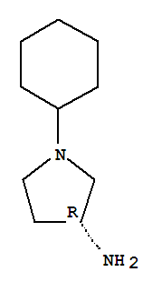 3-Pyrrolidinamine,1-cyclohexyl-,(r)-(9ci) Structure,760921-94-6Structure