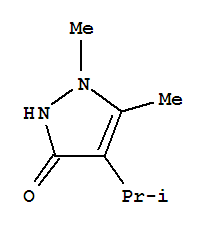 3H-pyrazol-3-one, 1,2-dihydro-1,5-dimethyl-4-(1-methylethyl)-(9ci) Structure,760971-68-4Structure