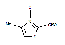 2-Thiazolecarboxaldehyde, 4-methyl-, 3-oxide (9ci) Structure,76133-08-9Structure