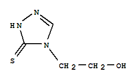 3H-1,2,4-triazole-3-thione,2,4-dihydro-4-(2-hydroxyethyl)-(9ci) Structure,764605-76-7Structure