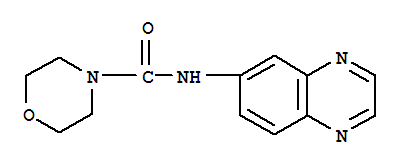 4-Morpholinecarboxamide,n-6-quinoxalinyl-(9ci) Structure,766523-15-3Structure