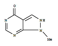 4H-pyrazolo[3,4-d]pyrimidin-4-one,1,2-dihydro-1-methyl-(9ci) Structure,767237-00-3Structure