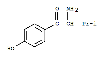 1-Butanone, 2-amino-1-(4-hydroxyphenyl)-3-methyl- Structure,767256-98-4Structure