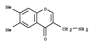 4H-1-benzopyran-4-one,3-(aminomethyl)-6,7-dimethyl-(9ci) Structure,771583-16-5Structure