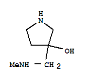 3-Pyrrolidinol,3-[(methylamino)methyl]-(9ci) Structure,772304-37-7Structure