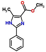 5-Methyl-2-phenyl-3H-imidazole-4-carboxylic acid methyl ester Structure,77335-92-3Structure