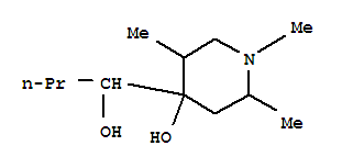 4-Piperidinemethanol,4-hydroxy-1,2,5-trimethyl-alpha-propyl-(9ci) Structure,775520-39-3Structure