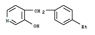 3-Pyridinol,4-[(4-ethylphenyl)methyl]-(9ci) Structure,776317-35-2Structure