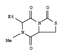 3H-thiazolo[3,4-a]pyrazine-3,5,8-trione,6-ethyltetrahydro-7-methyl-(9ci) Structure,781648-48-4Structure