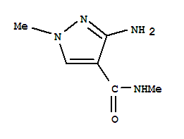 1H-pyrazole-4-carboxamide, 3-amino-n,1-dimethyl- Structure,78416-39-4Structure