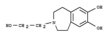 1H-3-benzazepine-7,8-diol, 3-(2-hydroxyethyl)-2,3,4,5-tetrahydro-(9ci) Structure,784999-07-1Structure