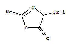 5(4H)-oxazolone, 2-methyl-4-(1-methylethyl)- Structure,78654-98-5Structure